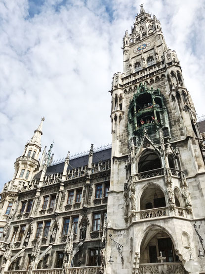 Munich Germany ofpenguinsandelephants of penguins & elephants town hall Marienplatz