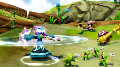 Skylanders Swap Force (Xbox / PS4) Beide NextGen-Versionen laufen mit 1080p und 30 fps. Wer glaubt, die puppige Comic-Grafik berge kein NextGen-Potential, der irrt sich gewaltig: "Swap Force" ist eine echte Grafik-Granate!