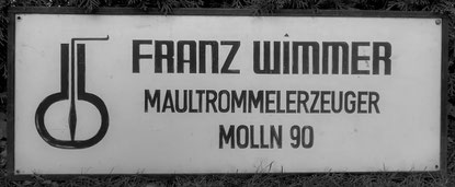 FRANZ WIMMER Jaw Harp maker - History