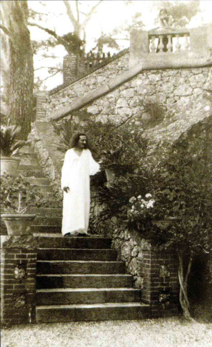 Baba at Portofino, Italy- July 1933.  The photo was taken by Elizabeth Patterson.