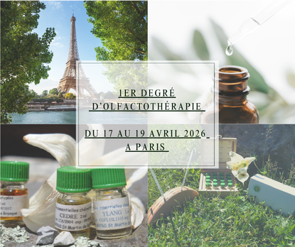 Formation d'Olfactothérapie 1er degré  Paris 