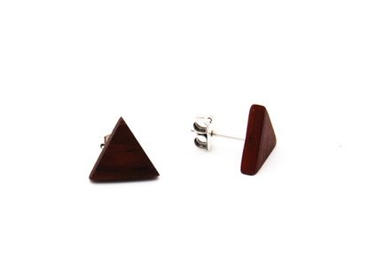 Ohrstecker Holzohrstecker Padouk Zoe Stilbild