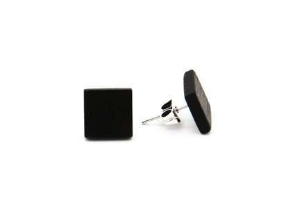 Ohrstecker Holzohrstecker Ebenholz schwarz Lotta Stilbild