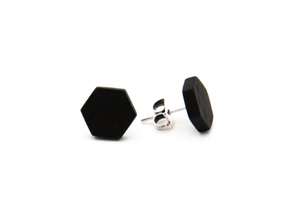 Ohrstecker Holzohrstecker Ebenholz schwarz Livia Stilbild