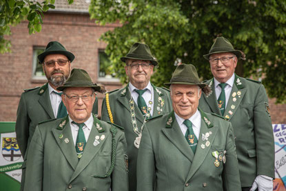 Der Jägerzug Immertreu beim 60jährigen Zugjubiläum 2019