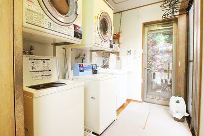バスケ合宿に嬉しい宿内コインランドリー（新潟県新発田市）