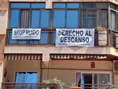 Protestas de los vecinos de algunos barrios de Valencia