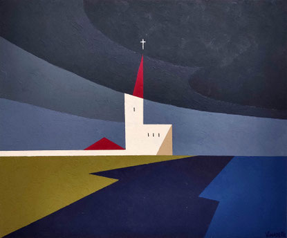 tableau minimaliste de benoit vinadelle artiste peintre
