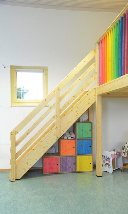 Zwischenboden für Kinderzimmer und Schulen