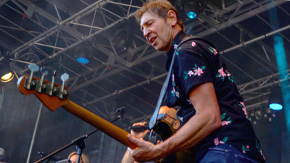 Partyband DESPERADO mit Bassist Jörg Schaufert, Offenbacher Woche