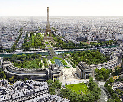 la tour eiffel dictée cm2 vue du ciel