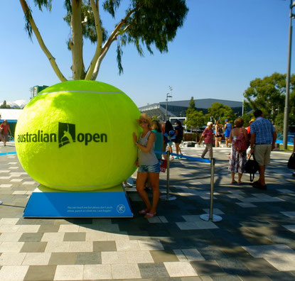 Außengelände der Australian Open