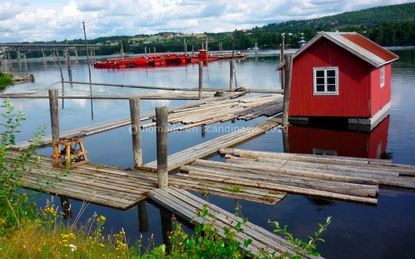 Musée sur le flottage du bois à Fetsund