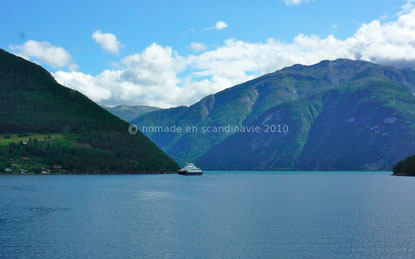 Kaupanger, vue sur le Sognefjord