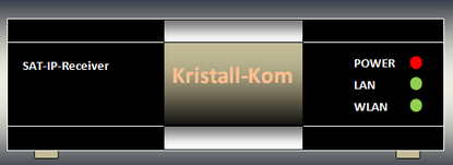 IP-Receiver für LAN (Netzwerk-Kabel und WLAN.