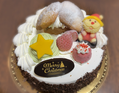 冬休み中に食べたクリスマスケーキです🎄
