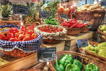 Fresh vegetables in YEME