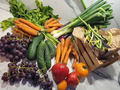 Je commande mes légumes