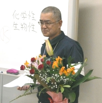 講師の上田芳弘さん(園芸農家)