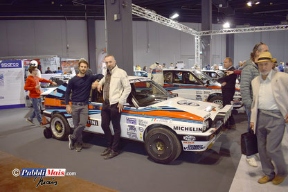 lancia delta 8v realizzata da pubblimais originale alla fiera di vicenza