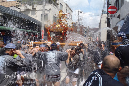 2015年度,深川神明宮例大祭, 公式写真集, 本祭り, 宮神輿, 神輿連合渡御, 水掛祭り