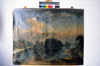 restauration de tableau sur toile