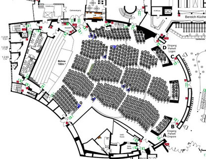 Saalplan Beethovenhalle Liederhalle Stuttgart