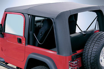 capote noire de jeep wrangler yj