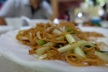 Chinese noodles... which were so good they were nearly gone when this photo was taken