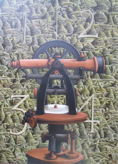 'Surveyor lots',61 x 84 cm, 2013 oil on canvas