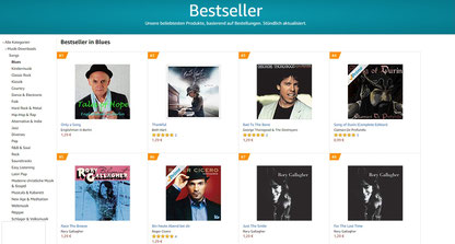 Platz 1 - Bestseller in der Song-Kategorie "Blues" !