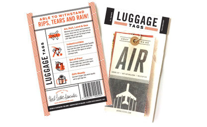 Herb Lester Luggage Tags