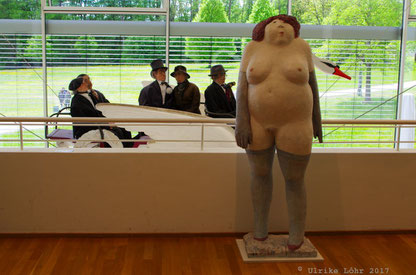 Papiermaché-Plastik von Karl-Heinz Richter