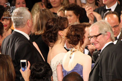 Ken Loach, lors de la présentation de son film «Jimmy’s Hall» - Festival de Cannes 2014 - Photo © Anik COUBLE