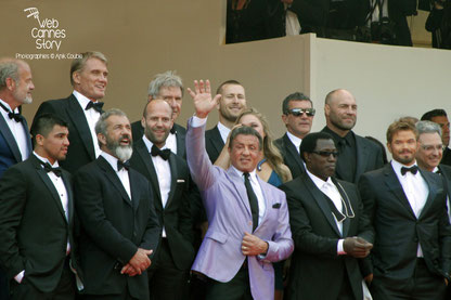 Gilles Jacob, Tommy Lee Jones et Hilary Swank - Festival de Cannes 2014 - Photo © Anik COUBLE