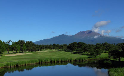 ラウンドレッスン in 軽井沢72ゴルフ　西コース風景