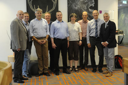 Das aktuelle Präsidium des DBV. V.l.: Ulrich Schaaf, Roland Herres, Ralf Michaelis, Frank Liedke, Thomas Born, Dr. Pia Hermanns, Detlef Poste, Karl-Heinz Zwiebler, Uwe Gredner. Foto: Claudia Pauli