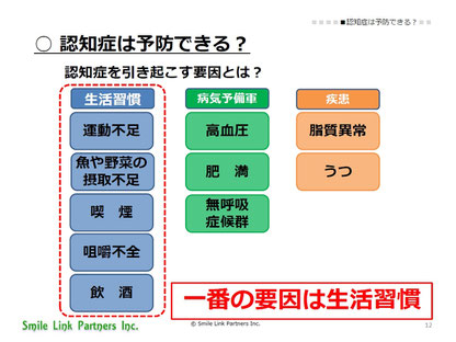 認知症を引き起こす原因_SLP
