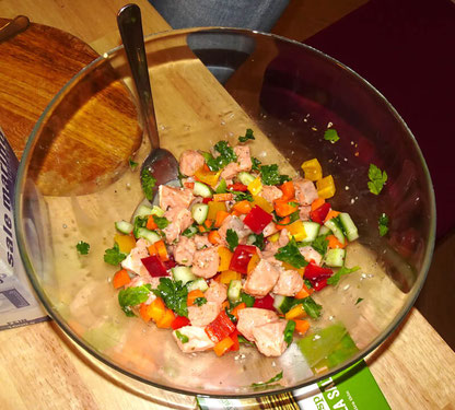 Lachs-Ceviche