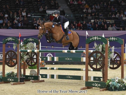 Funnycan and Helen Tredwell during HOYS 2017