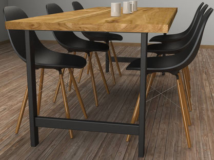 Pied de table multiusage pour l'habitat intérieur