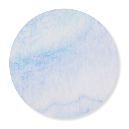 4「 Touchstone to Tomorrow_2」綿布、アクリル絵具、木製パネル / 2022 Φ6(40.9cm) ¥110,000(税込)
