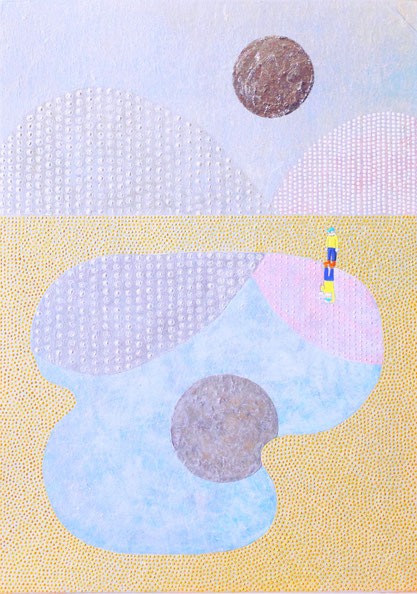 「Love Myself 」アクリル　297×210mm 　115,500(税込)