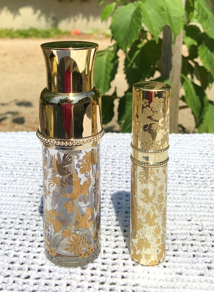L'AIR DU TEMPS : A GAUCHE VAPORISATEUR EAU DE PARFUM 30 ML, A DROITE VAPORISATEUR DE SAC PARFUM 7 ML