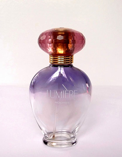 LUMIERE - SUPERBE FLACON EN VERRE TEINTE DEGRADE VIOLET