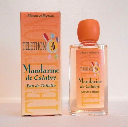 EDITION SPECIALE TELETHON 1996 - MANDARINE DE CALABRE, EAU DE TOILETTE