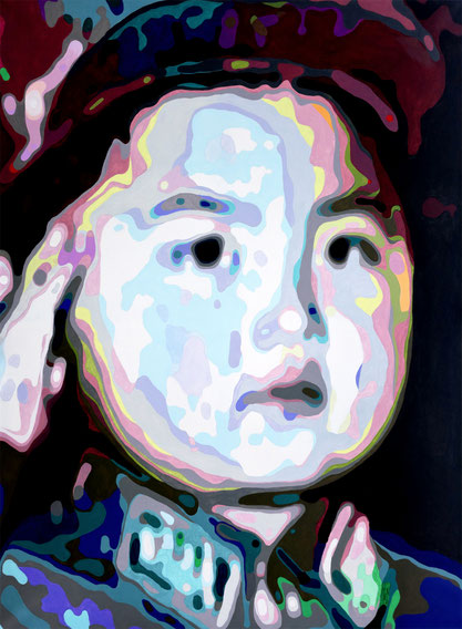 "Little Boy 5 (Kim)", 2025, acrylic on canvas, 190x140 cm