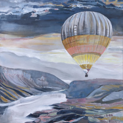 „Loslassen“ 120 x 120 cm