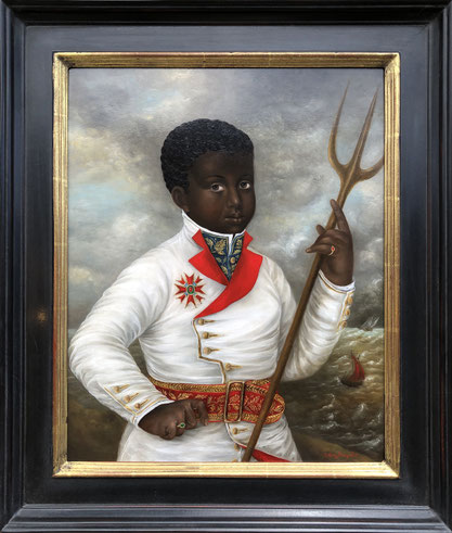 Fatima Ronquillo, "The Tempest," 2018, oil on panel, 20 x 16 inches - SOLD