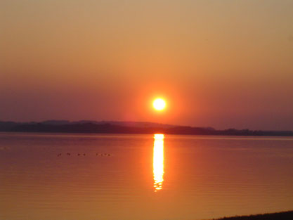 Sonnenuntergang am Chiemsee 2007